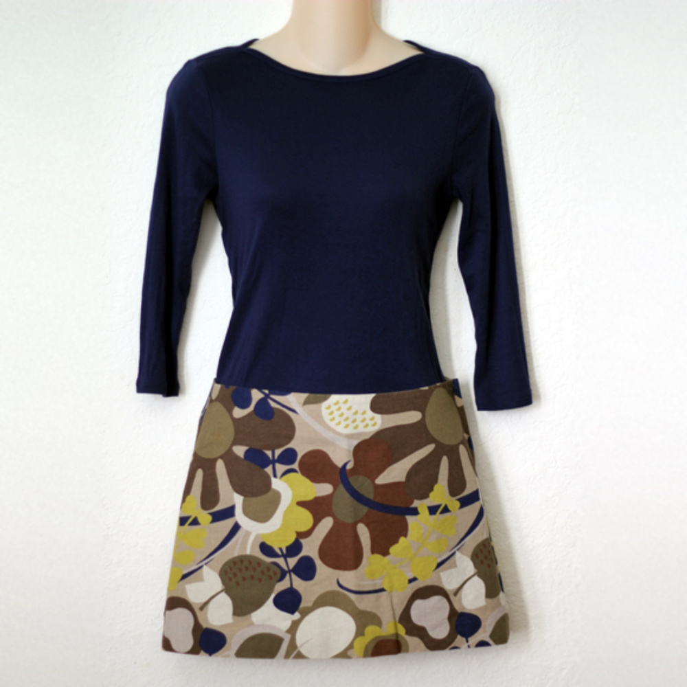 H&M Camo Floral Mini Skirt